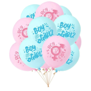 Set 12 baloane BOY or GIRL