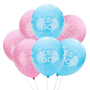 Set 7 baloane BOY or GIRL