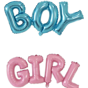 Balon din folie litere BOY/GIRL